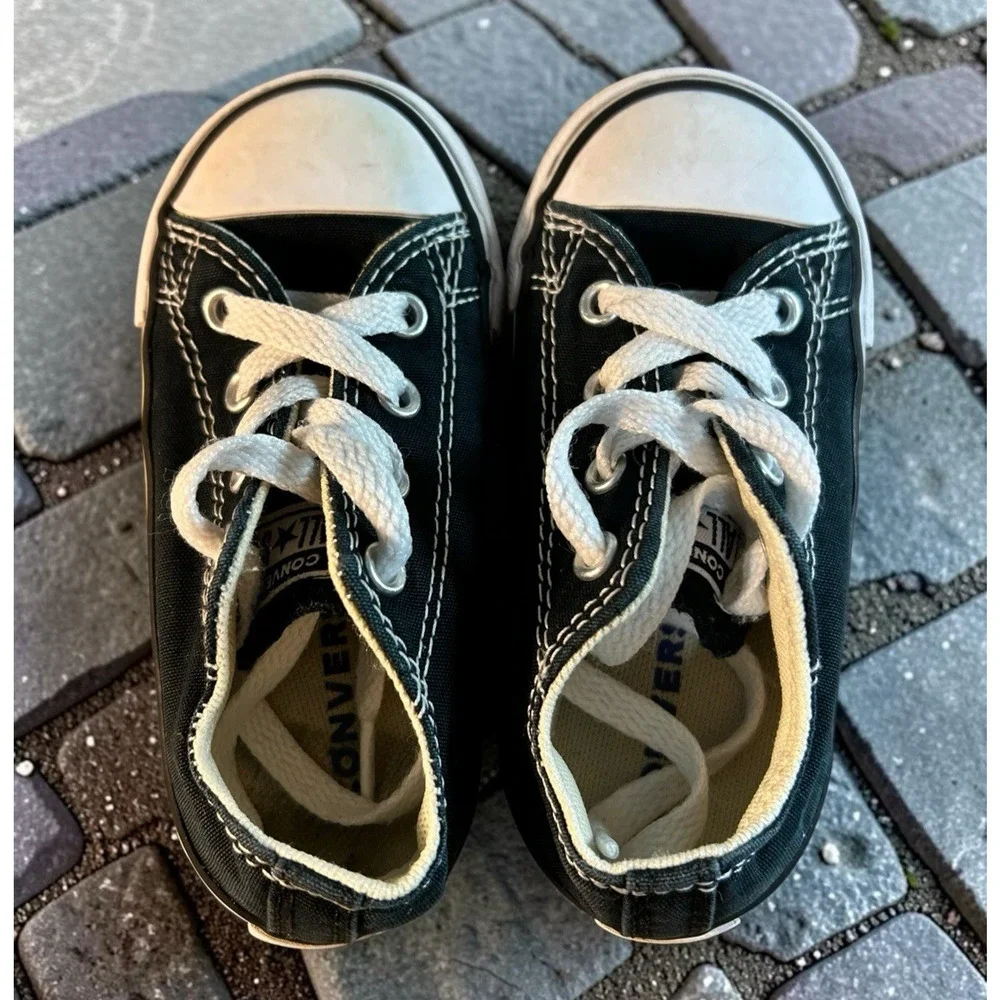 Converse All Star Chuck Taylor Canvas Low Top Shoes Size 7 Infant Black